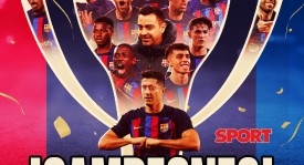 登贝莱领奖台荣耀时刻：巴塞罗那奖杯见证伤病成长